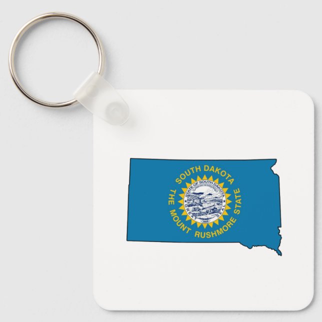 South Dakota Keychain (Front)