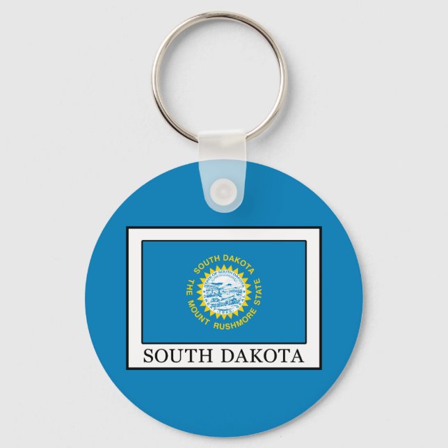 South Dakota Keychain (Front)