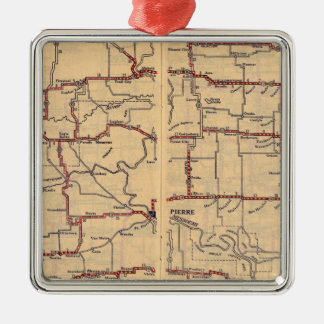 South Dakota Metal Ornament
