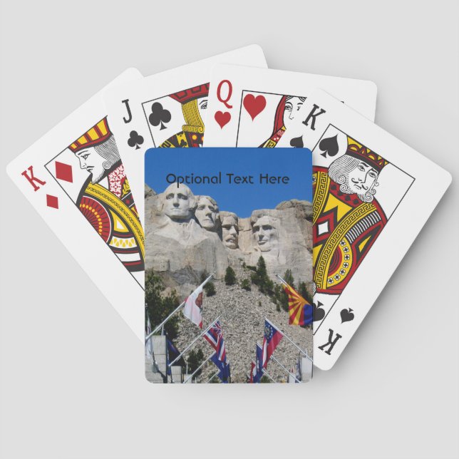 South Dakota Mount Rushmore Playing Cards (Back)