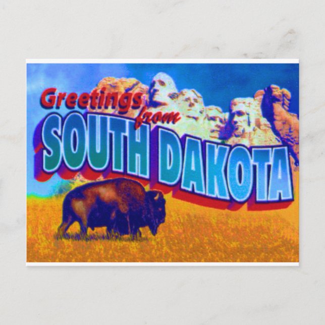 South Dakota Postcard (Front)
