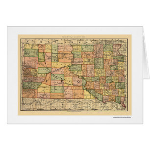 South Dakota Railroad Map 1892