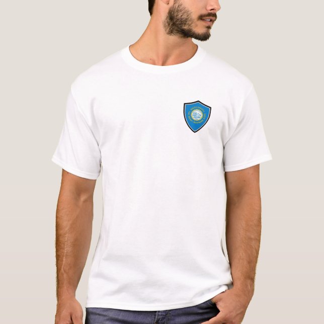 South Dakota shield flag T-Shirt (Front)