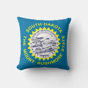 South Dakota State Flag American MoJo Pillow