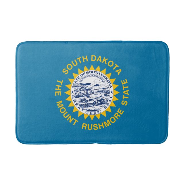 South Dakota State Flag Bath Mat (Front)