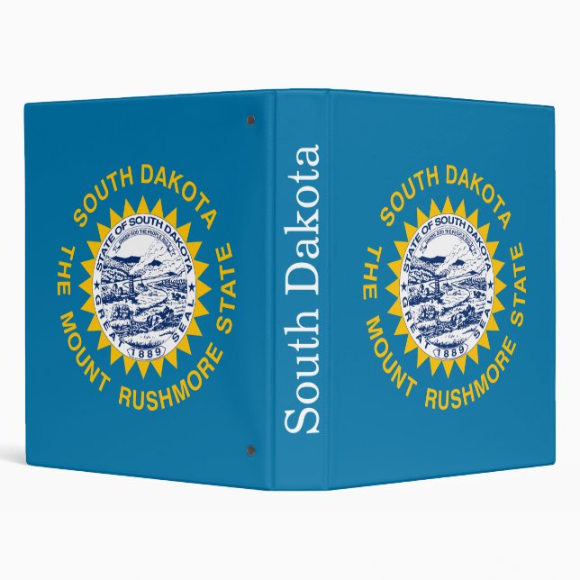 South Dakota State Flag Binder (Background)