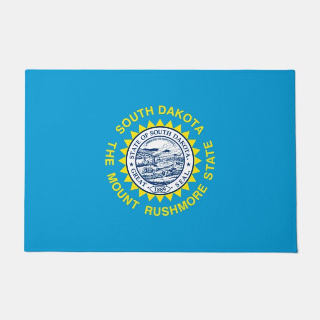 South Dakota State Flag Design Doormat (Front)