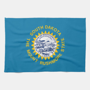 South Dakota State Flag Kitchen Towel