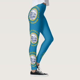 South Dakota State Flag Leggings