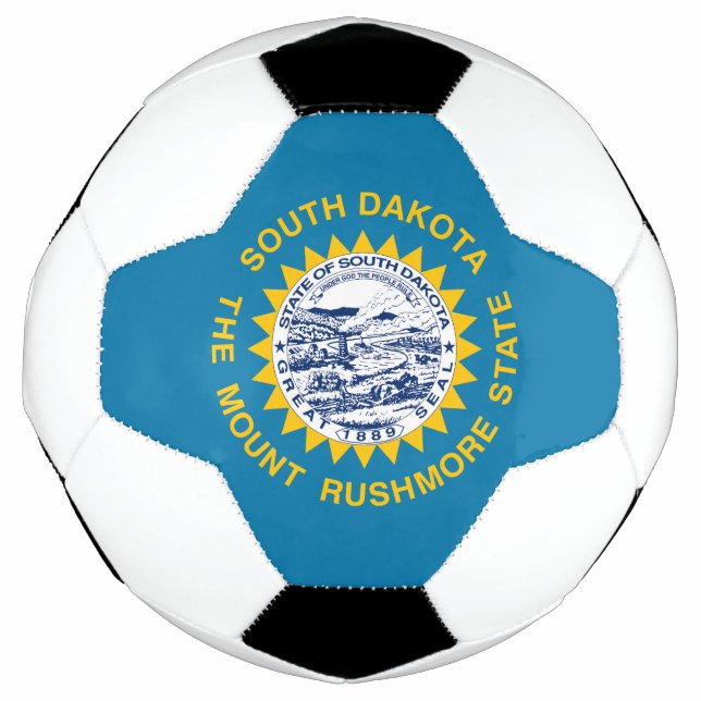 South Dakota State Flag Soccer Ball (Front)