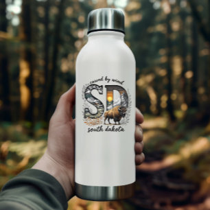 South Dakota State Sticker   Bison Wilderness Art