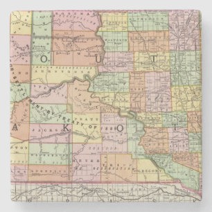 South Dakota Stone Coaster