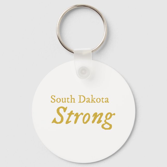 South Dakota Strong   Keychain (Front)