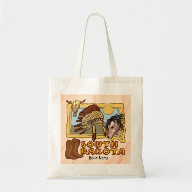 South Dakota Tote Bag (Front)