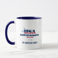 South Dakota USA 1889 Personalized
