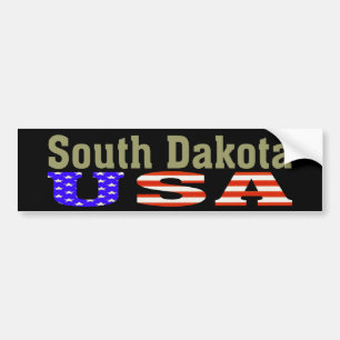 South Dakota USA! Bumper Sticker