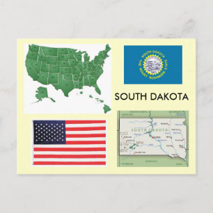 South Dakota, USA Postcard