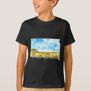 South dakota watercolor landscape art for nature T-Shirt