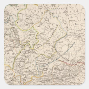 South Danube countries Square Sticker