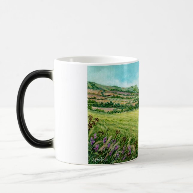 South Downs, East Sussex Magic Mug (Left)