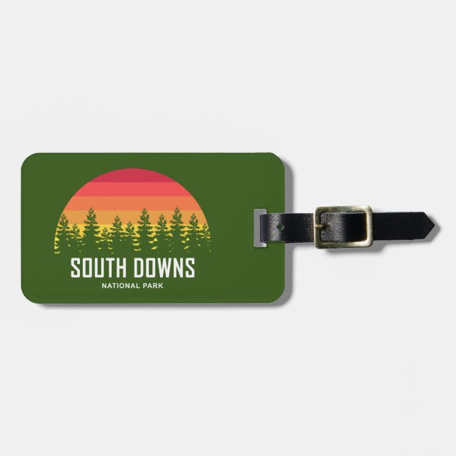 South Downs National Park Luggage Tag (Front Horizontal)