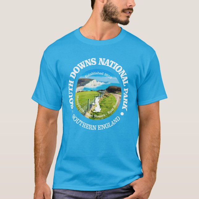 South Downs NP T-Shirt (Front)