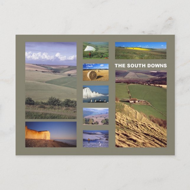 South Downs postcard (Front)