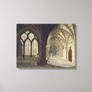 South East Angle of the Cloisters, plate T from 'W Canvas Print
