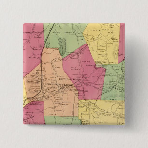 South East, Town 2 Inch Square Button