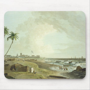 South East View of Fort St. George, Madras, plate Mouse Pad