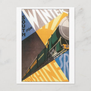 South For Winter Postcard
