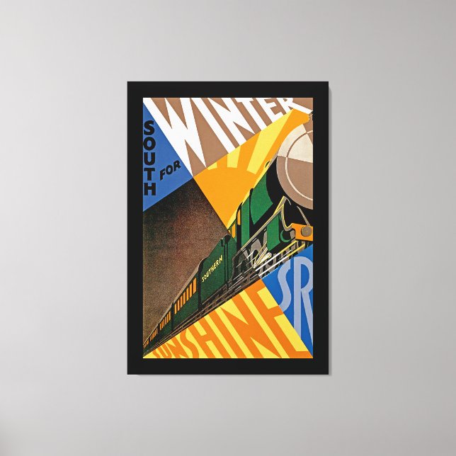South For Winter Sunshine Canvas Print (Front)