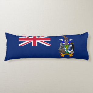 South Georgia and the South Sandwich Islands Flag Body Pillow