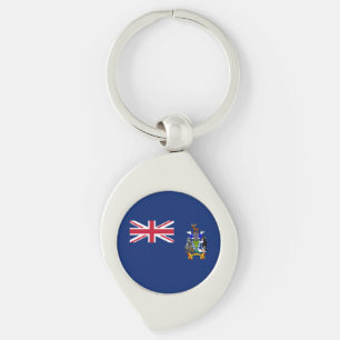 South Georgia and the South Sandwich Islands Flag Keychain
