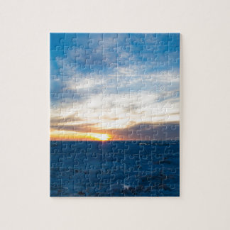 South Haven Lighthouse Frozen Lake Michigan Jigsaw Puzzle