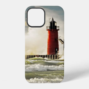 South Haven Michigan Lighthouse iPhone 12 Case