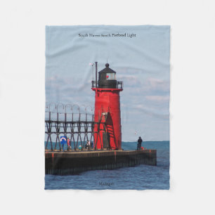South Haven South Pierhead Light blanket