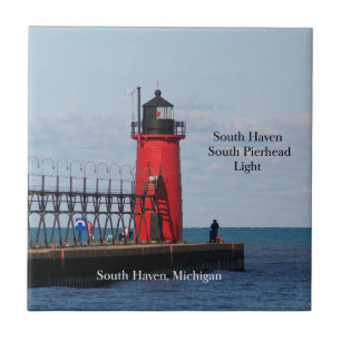 South Haven South Pierhead Light tile