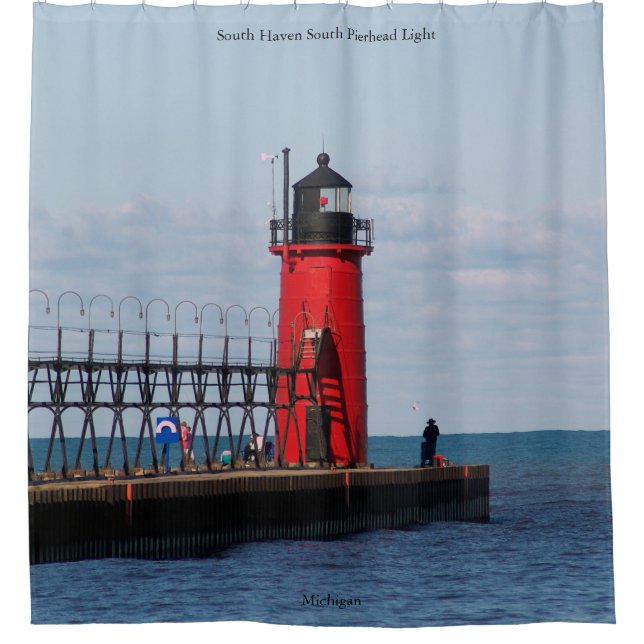 South Haven South Pierhead rideau de douche léger (Devant)
