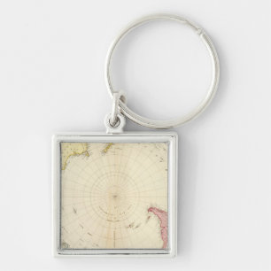 South Hemisphere map Keychain