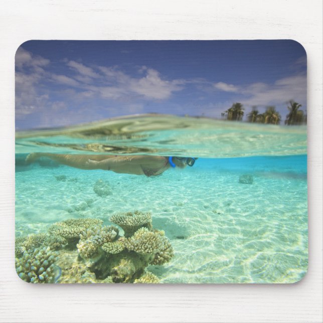 South Huvadhoo Atoll, Southern Maldives, Indian Mouse Pad (Front)