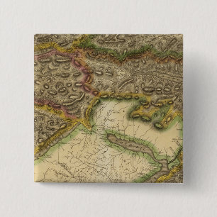South Inverness Shire 2 Inch Square Button