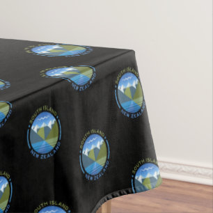 SOUTH ISLAND NEW ZEALAND TABLECLOTH