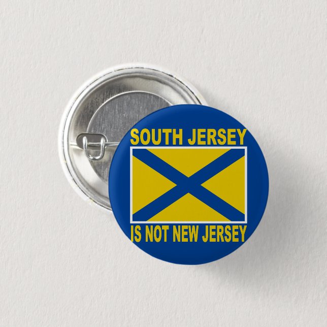 SOUTH JERSEY JAWN 1 INCH ROUND BUTTON (Front & Back)