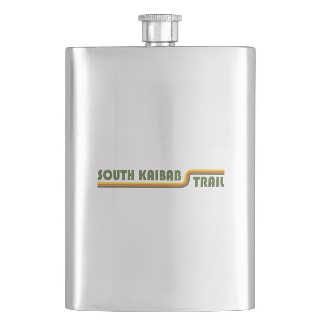 South Kaibab Trail Grand Canyon Arizona Hip Flask (Front)