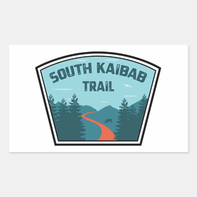 South Kaibab Trail Grand Canyon Arizona Sticker (Front)