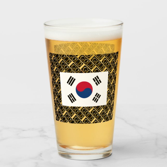 SOUTH KOREA BEER GLASs (Front Filled)