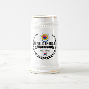 South Korea Beer Stein