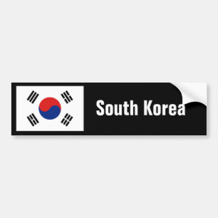 South Korea bumper Bumper Sticker