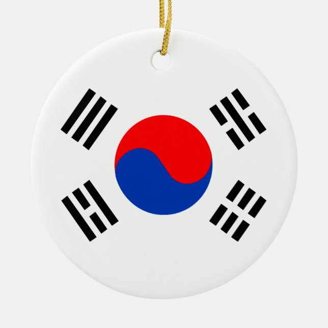 South Korea Ceramic Ornament (Front)